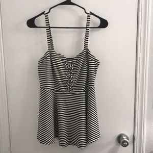 Torrid size 00 striped swing top